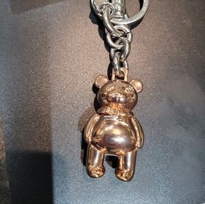 Bear Keychain Rose Gold